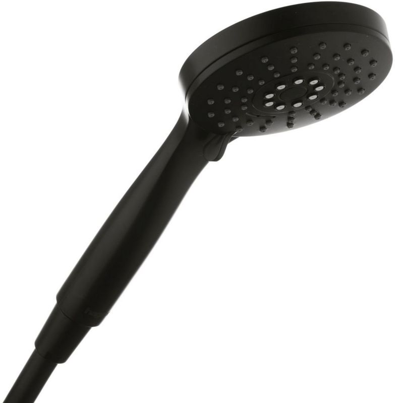 Słuchawka prysznicowa 3-funkcyjna czarny mat Hagser Tina, ABS, G 1/2, 10 cm, 1 szt.