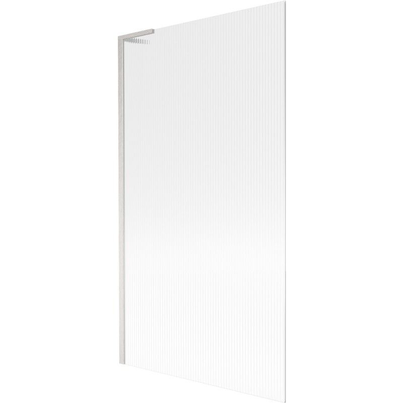 Parawan nawannowy Mexen Next L prążki nikiel szczotkowany 100x150 cm 1 szt.