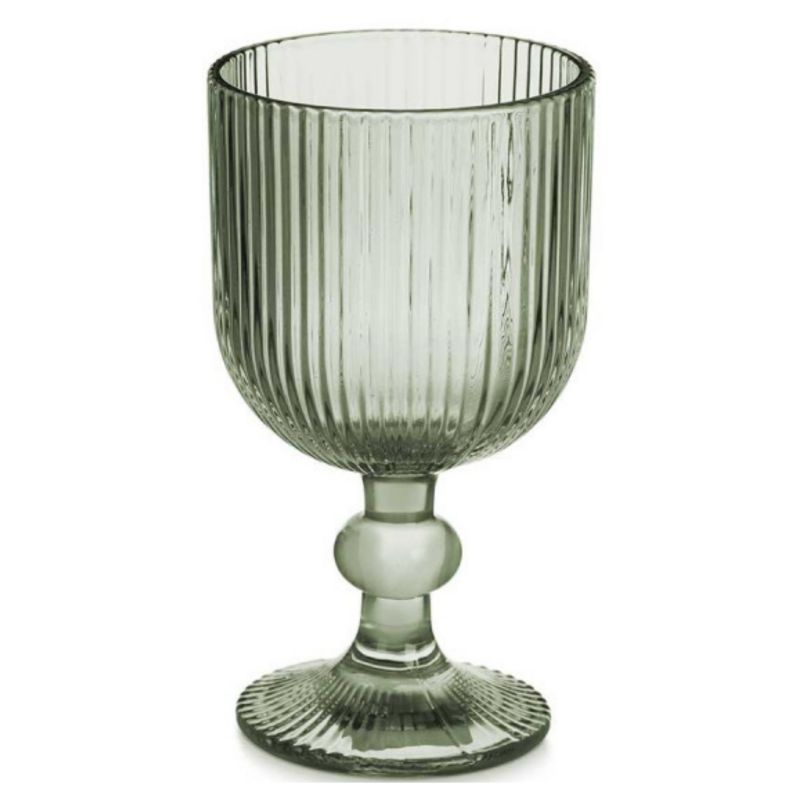 Kieliszek Do Wina Vivalto Prążkowany Zielony 260 Ml 1 Szt.