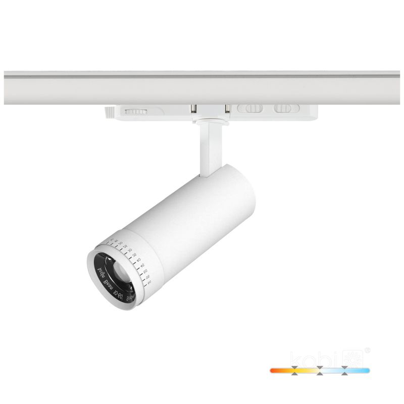 Reflektor szynowy LED Vision Kobi 20W 3cct 10-60 stopni biały 1szt.