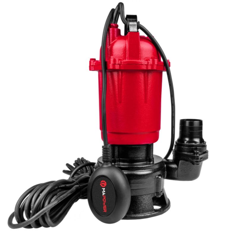 Pompa do wody brudnej czystej szamba MAPOWER 750W z rozdrabniaczem 1 szt.