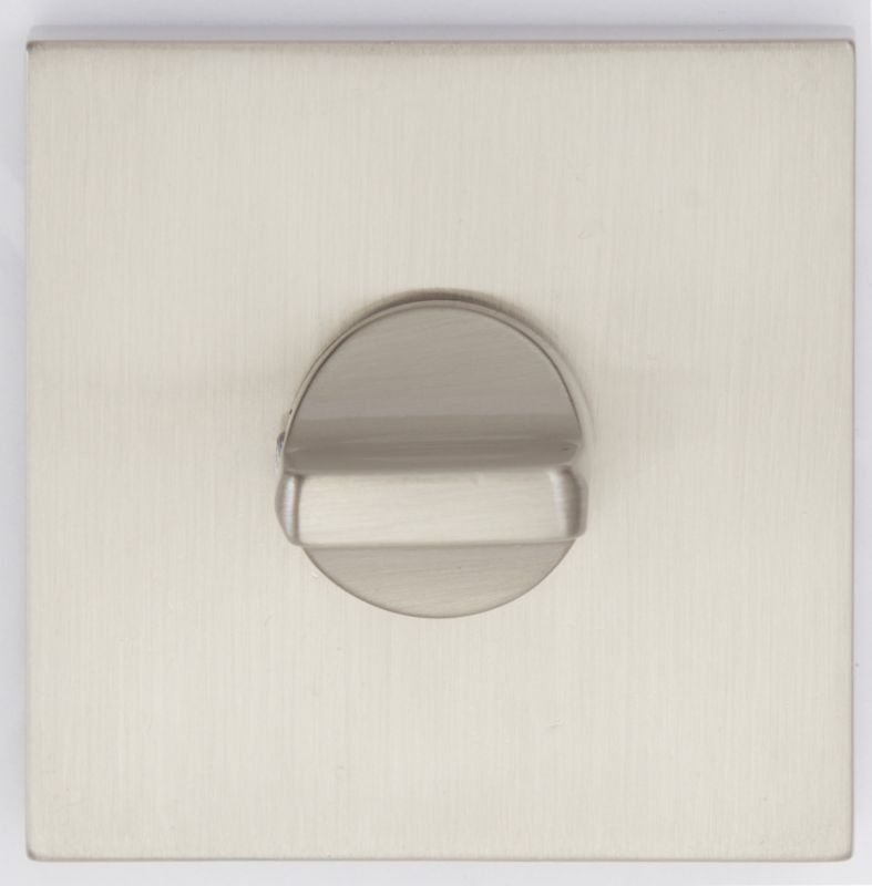 Szyld drzwiowy Gamet kwadratowy wc nikiel szczotkowany