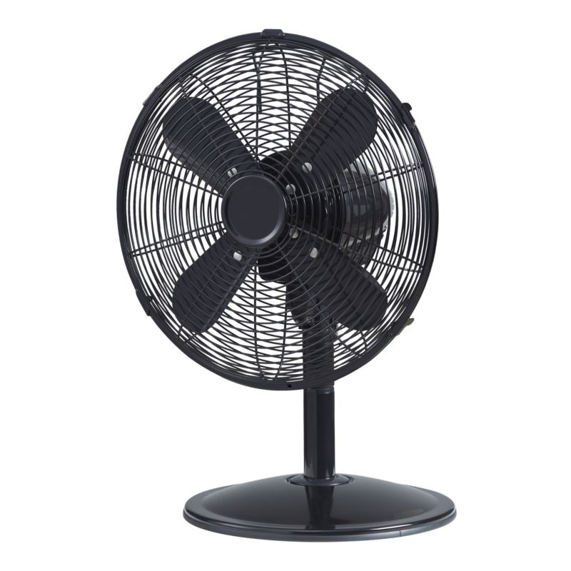 Wentylator biurkowy 30 cm czarny