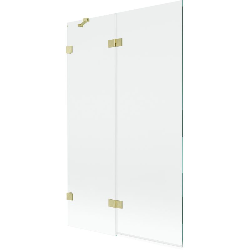 Parawan 2-skrzydłowy Mexen Lunar złoty szczotkowany 110 x 150 cm 1 szt