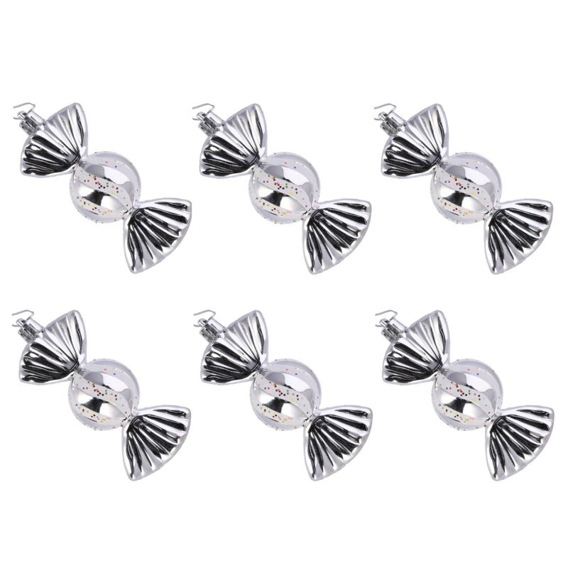 Bombki plastikowe cukierki Jumi 10 cm 6 szt.