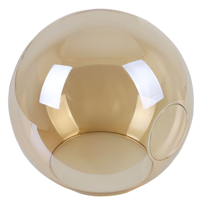 Klosz do lampy wiszącej Light Home LH Ring E27 miodowy szklany 14x14cm 1szt.