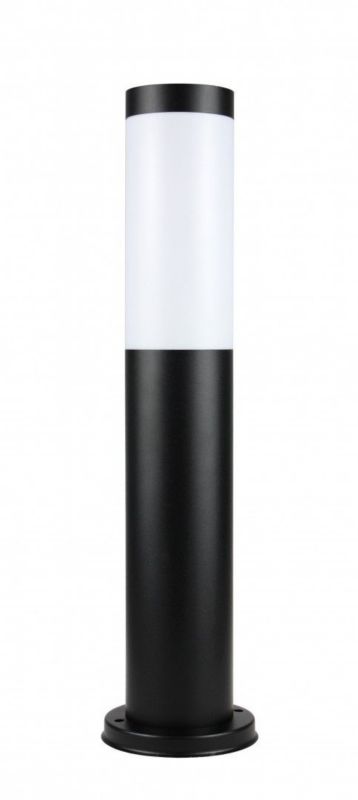 Lampa ogrodowa stojąca SU-MA Inox czarna 1 x E27 x 40W IP44 wym: 45 x 7,5 x 7,5 cm - 1 szt.