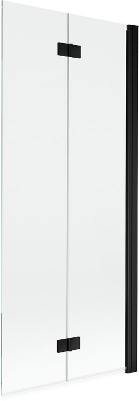 Parawan nawannowy Mexen Mist czarny 80 x 150 cm 2-skrzydłowy - 8A9-080-002-70-00-P 1 szt.