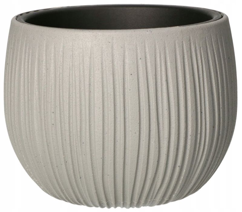 Doniczka z wkładem KOTARBAU KOTARBAU 145x110 mm imitacja betonu 1 szt.
