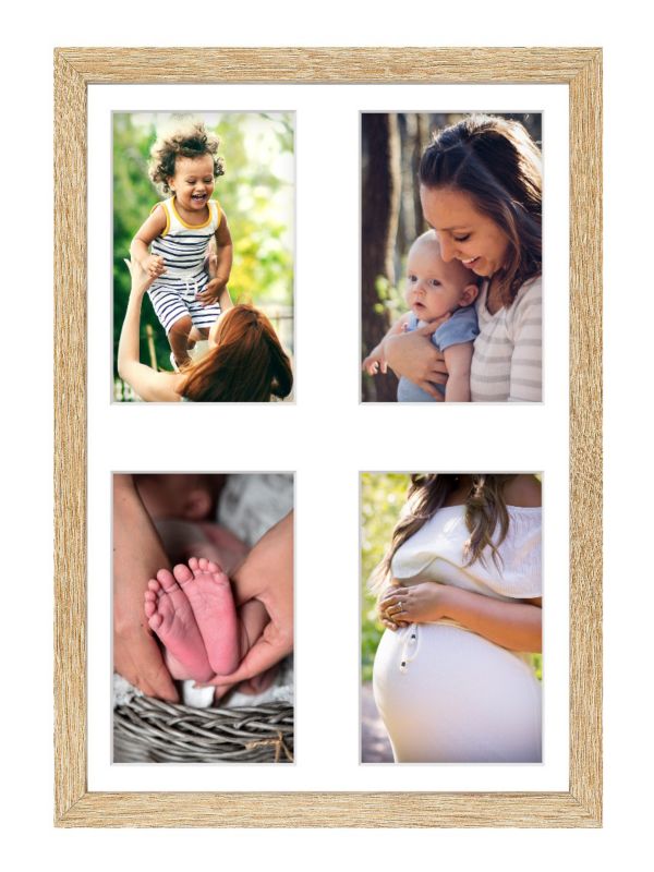 Ramka na 4 zdjęcia Hekla 30x40x4 galeria sonoma jasnav