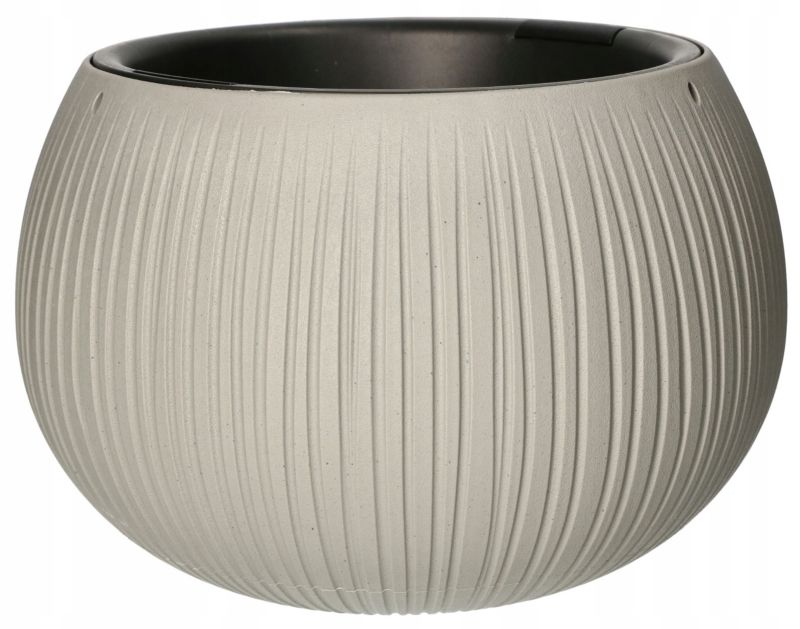 Doniczka z wkładem KOTARBAU KOTARBAU 290x200 mm imitacja betonu 1 szt.