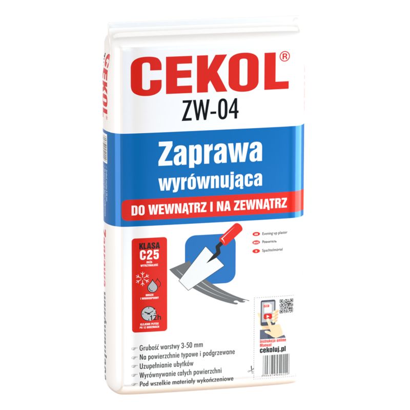 Zaprawa wyrównująca Cekol ZW-04 5 kg
