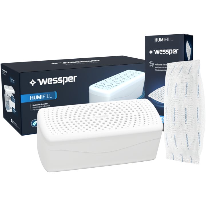 Pochłaniacz wilgoci, Wessper, z wkładem wymiennym 500g, osuszacz powietrza, 2szt