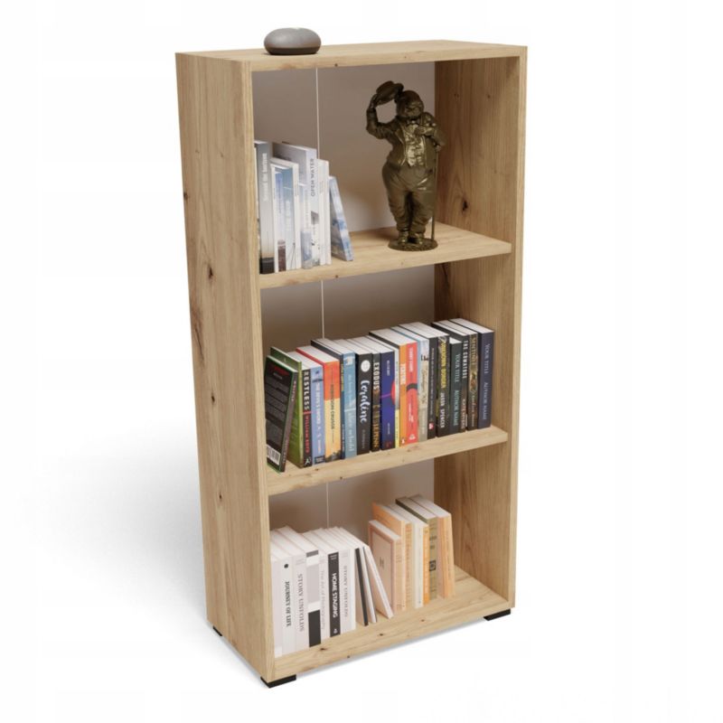 Regał Matkam biurowy 120 cm EX3 dąb artisan 1 szt.