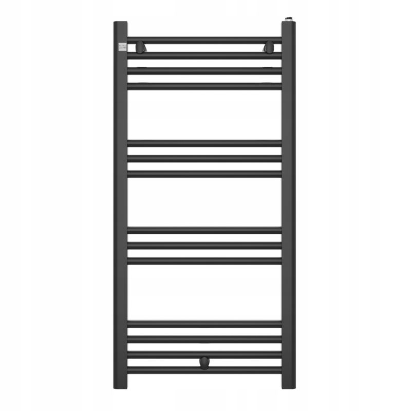 Grzejnik Łazienkowy Granitan Puerto 100/50cm Czarny Kaloryfer Drabinkowy 1kpl.