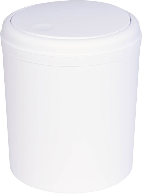 Kosz na śmieci Bisk 5L biały