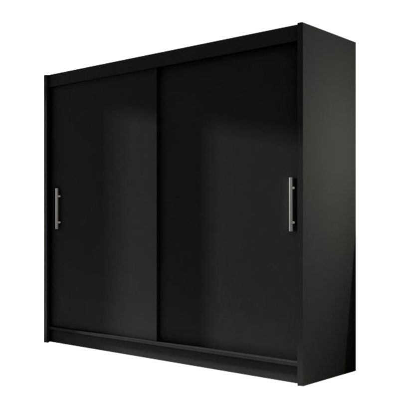 Szafa MIRJAN 24 z drzwiami przesuwnymi London I 180 czarny 1 szt.