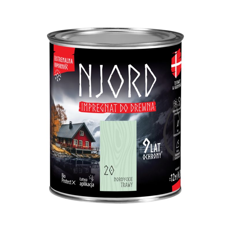 Impregnat do drewna Njord nordyckie trawy 0,75 l