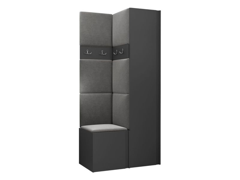 Garderoba MIRJAN 24 Orion XXIV grafit + szary 1 kpl.