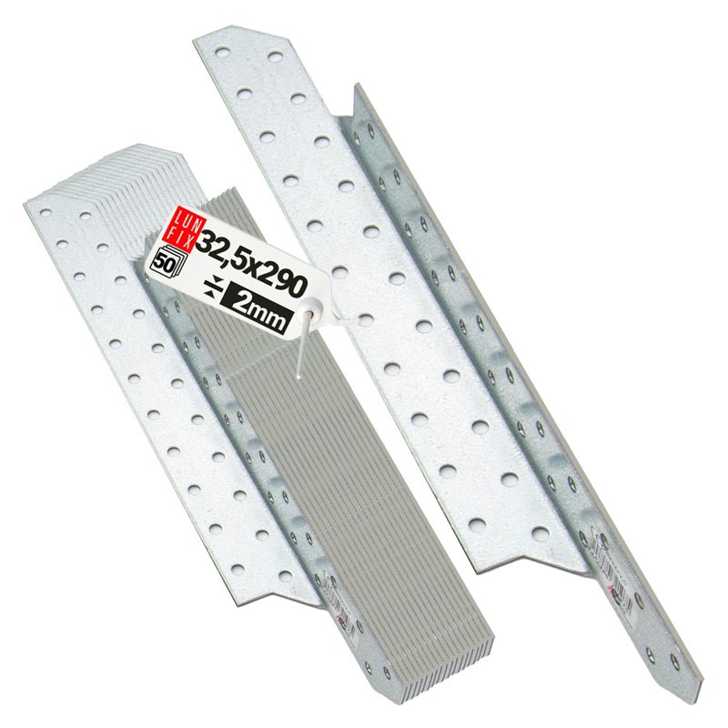 Łącznik krokwiowy Lun Fix 32,5x290 mm prawy 50 szt.