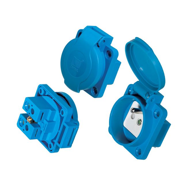 Gniazdo tablicowe Elgotech GZ-16 z uziemieniem 250 V 16 A