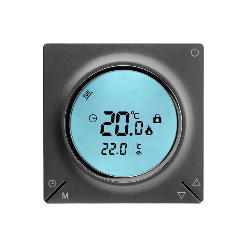 Termostat programowalny HD-T300 Wi-Fi grafitowy