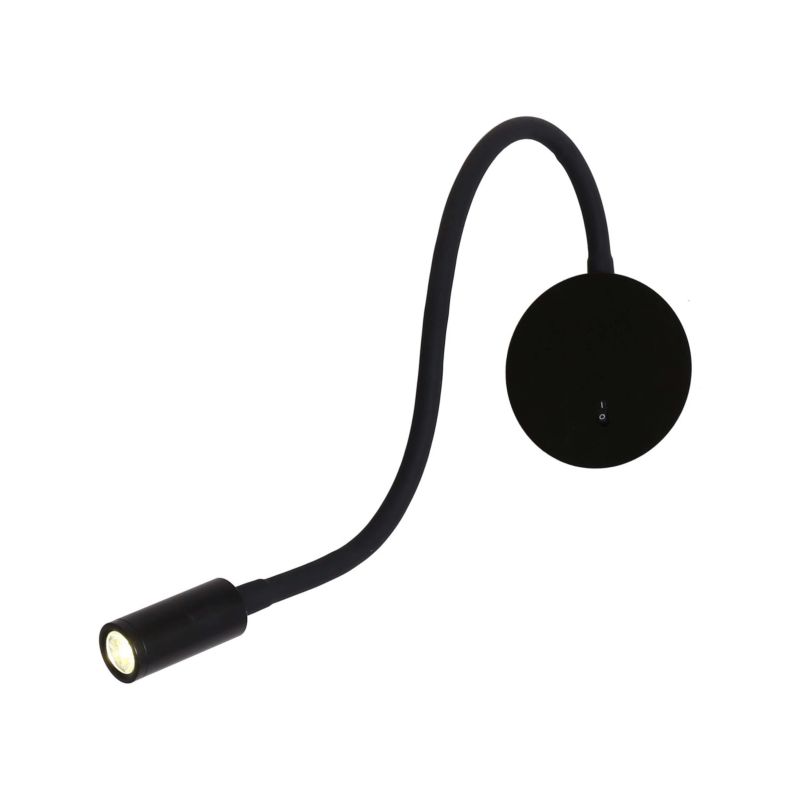 Kinkiet ścienny Light Prestige Senise czarny LED 3W 3000K IP20 wym: 10,5 x 50 cm - 1 szt.