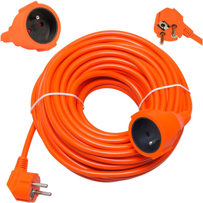 Przedłużacz ogrodowy BLOW budowlany do kosiarki podkaszarki gruby 3x1,5mm 20m 1 szt.