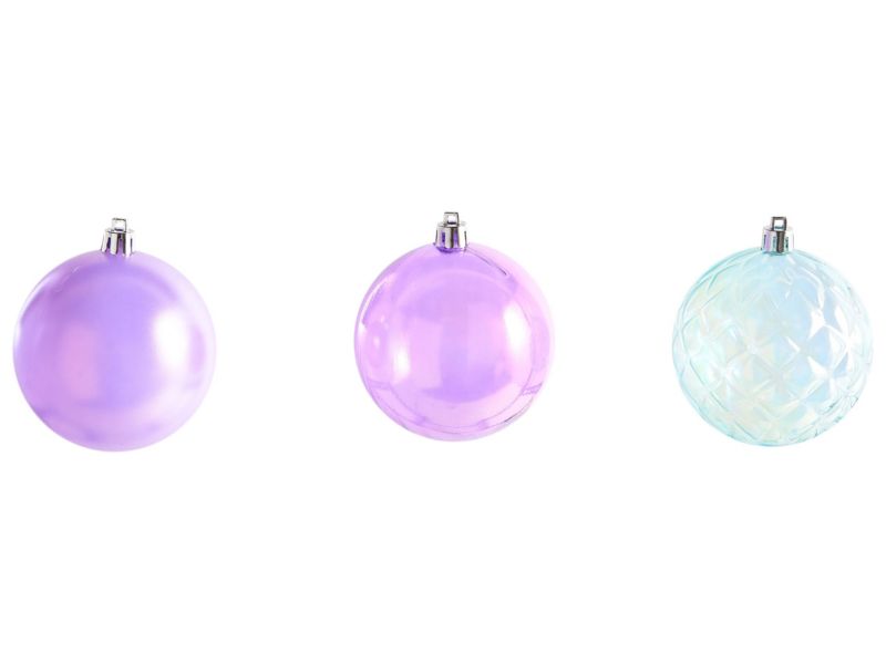 Zestaw 24 bombek Asnen Fioletowy 1 par.