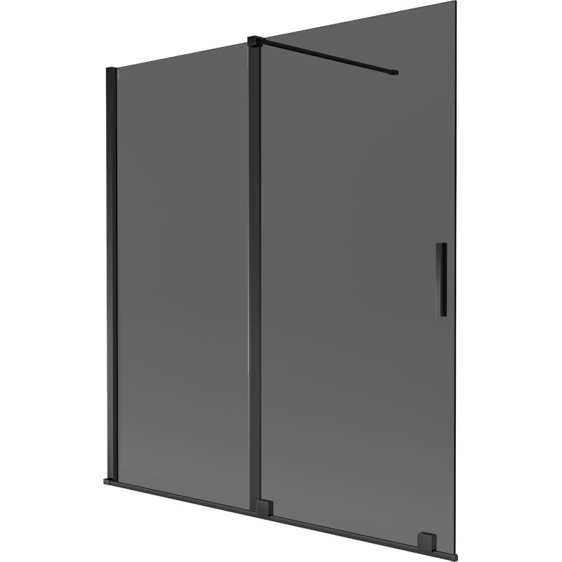 Parawan nawannowy 2-skrzydłowy Mexen Velar grafit 150x150 cm 1 szt.