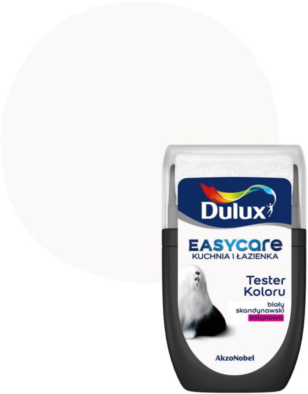 Farba Dulux EasyCare Kuchnia i Łazienka biały skandynawski satyna 30 ml
