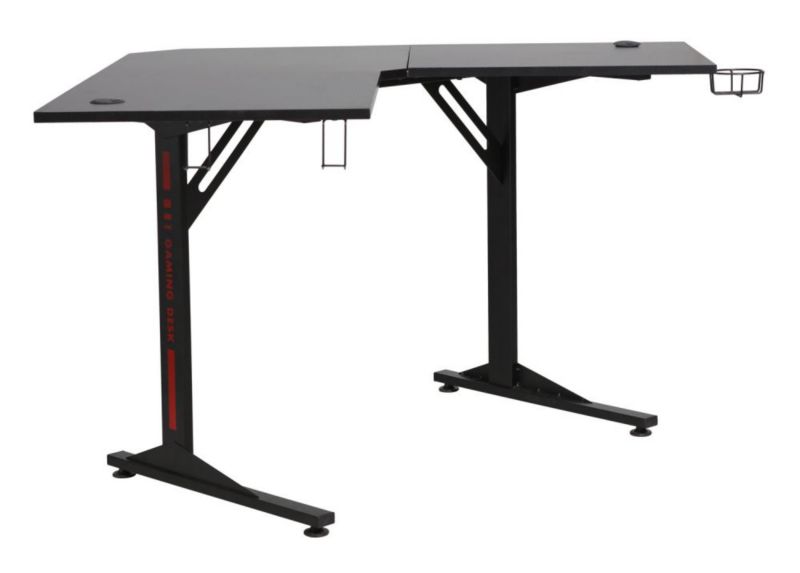 Biurko Signal gamingowe narożne B-219 czarne 1 szt