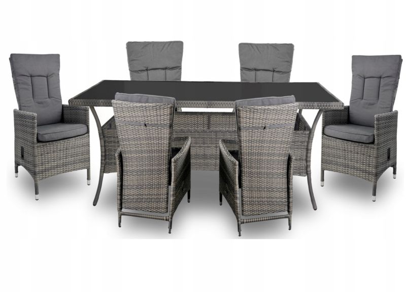 Zestaw mebli ogrodowych Corciano Lorens Stół 8 krzeseł Hardy 1szt.