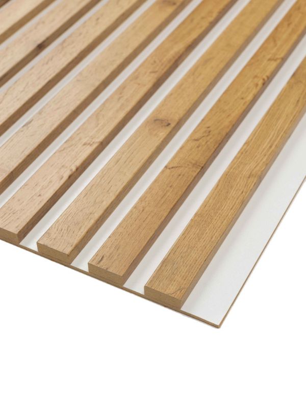 Lamele na Filcu Białym Ścienne SunWood Panele Dekoracyjne Dąb Wotan Naturalny 275x46 1 szt.