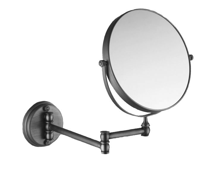 Lustro łazienkowe Lauferi JOSEPHINA mosiężne ścienne czarne retro 1 szt.