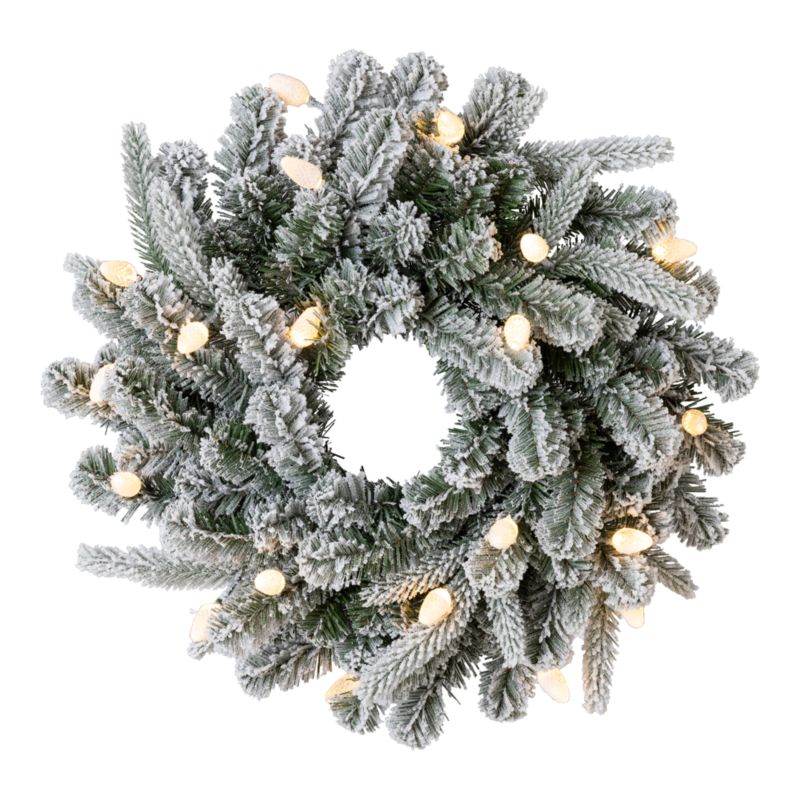 WIENIEC 50 cm bielony + led