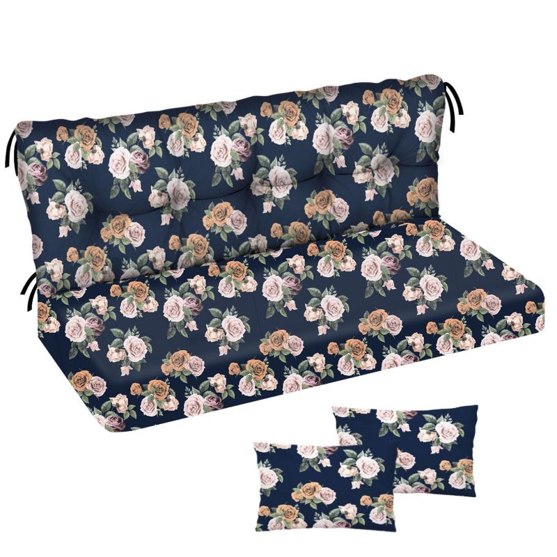 Poduszka materac na huśtawkę Classic FEROCITY Róże 100x50x50 1 szt.