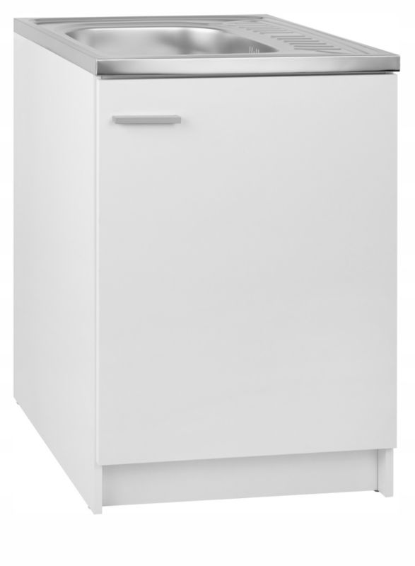 Szafka Kuchenna Stamar Stojąca Biała 600x600x820 mm pod Zlewozmywak