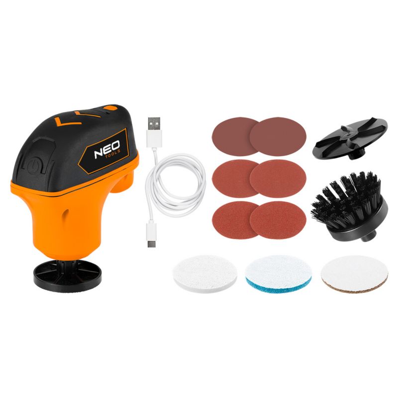Mini urządzenie wielofunkcyjne NEO TOOLS polerka 4V USB-C 1 szt