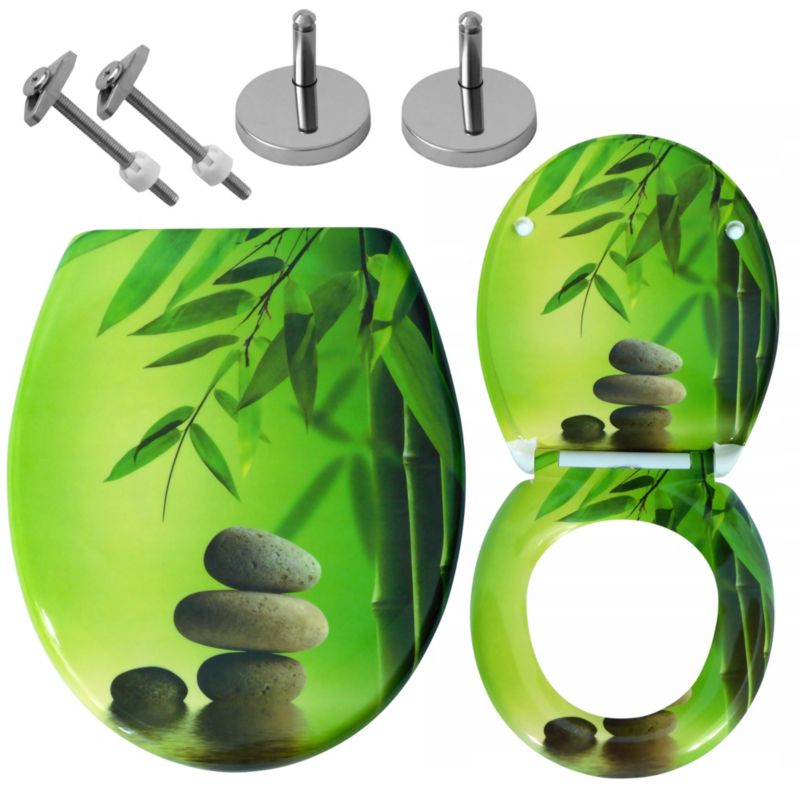 Deska sedesowa Estiva Dec 11 wolnoopadająca duroplastowa wzór 1 szt.