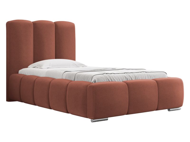 Łóżko tapicerowane MIRJAN 24 Wizko 90x200 łososiowy 1 szt.