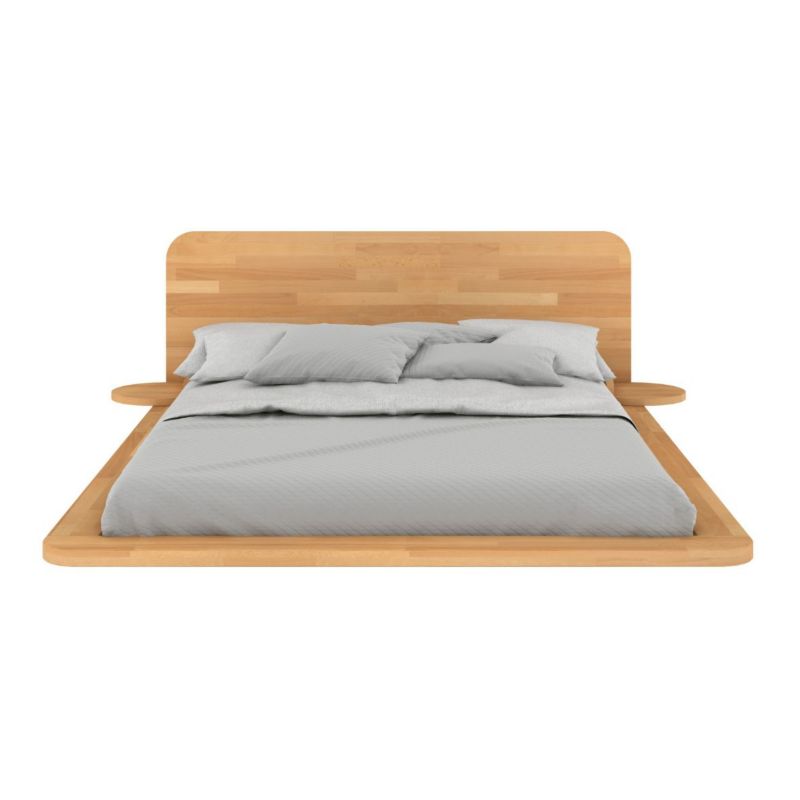 Łóżko lewitujące bukowe JAPANDIC 160x200 naturalny 1 szt.