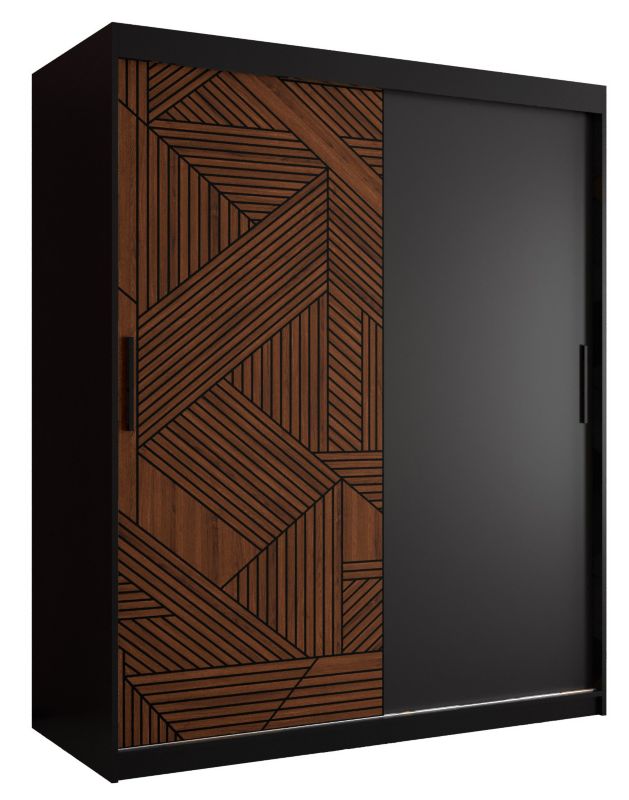 Szafa przesuwna Abiks MARSYLIA 150 Czarny 1szt.