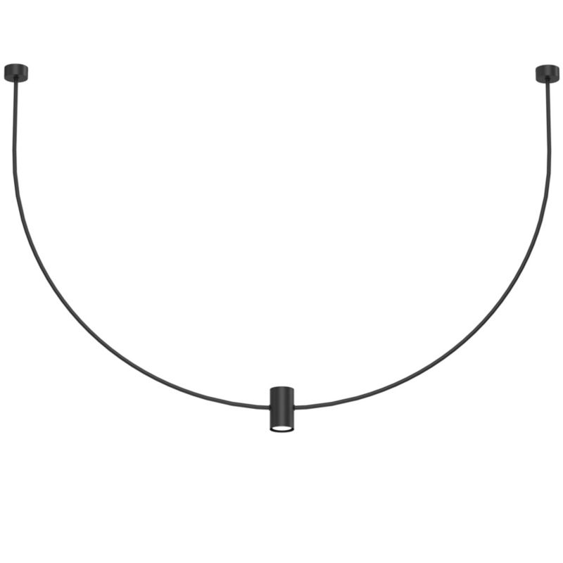 Lampa wisząca Shilo No. C 0893 czarna minimalistyczna 1xGU10 x 10W 1 szt.