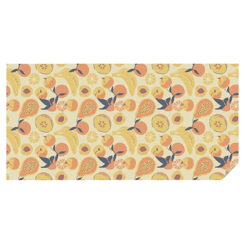 Naklejka na okno witraż Tulup 200x100 cm Efekt Mrożonego Szkła Owocowy wzór abstrakcyjny energiczny motyw 1 rol.