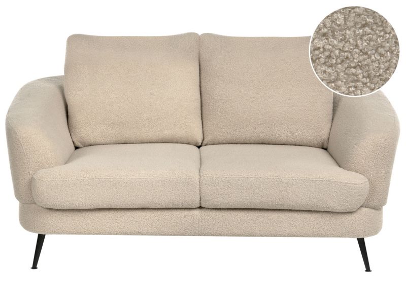 Sofa dla 2 osób Kjaer Boucle Jasnobeżowy 1 szt.