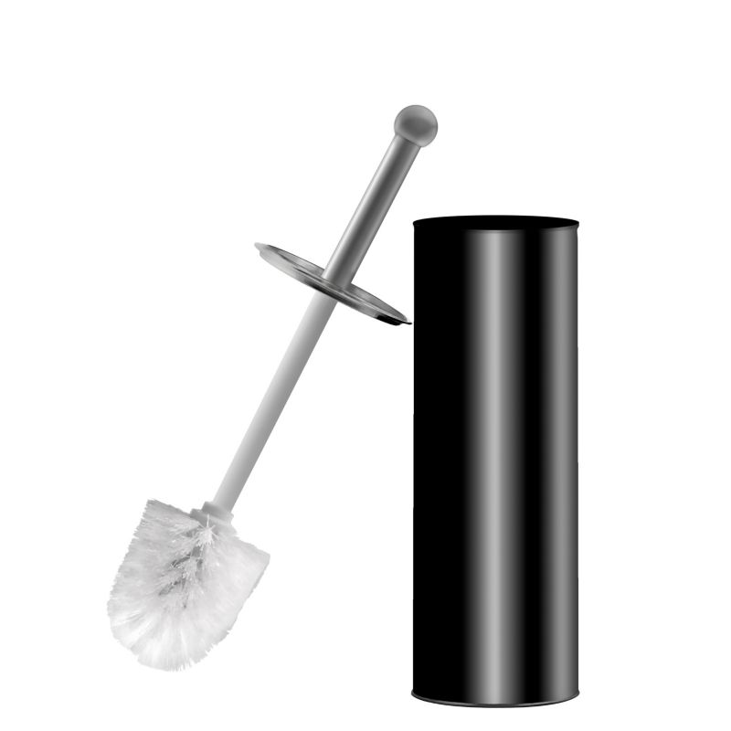 Szczotka do WC Sepio stalowa tuba czarna 1 szt.