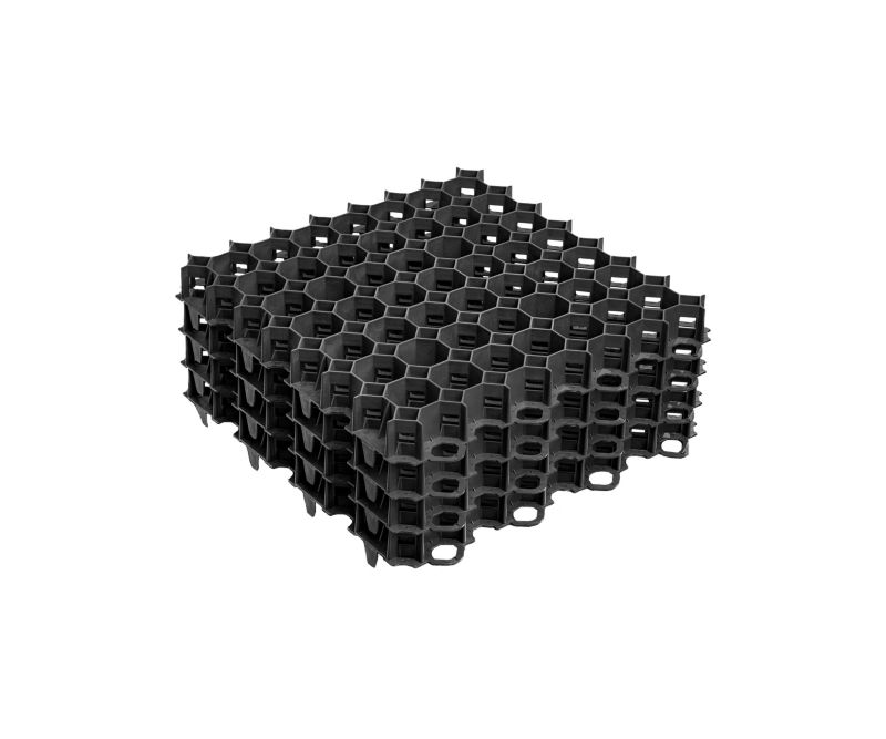 Kratka trawnikowa Stella Green 500x500x50 SG3 czarny 4 szt.