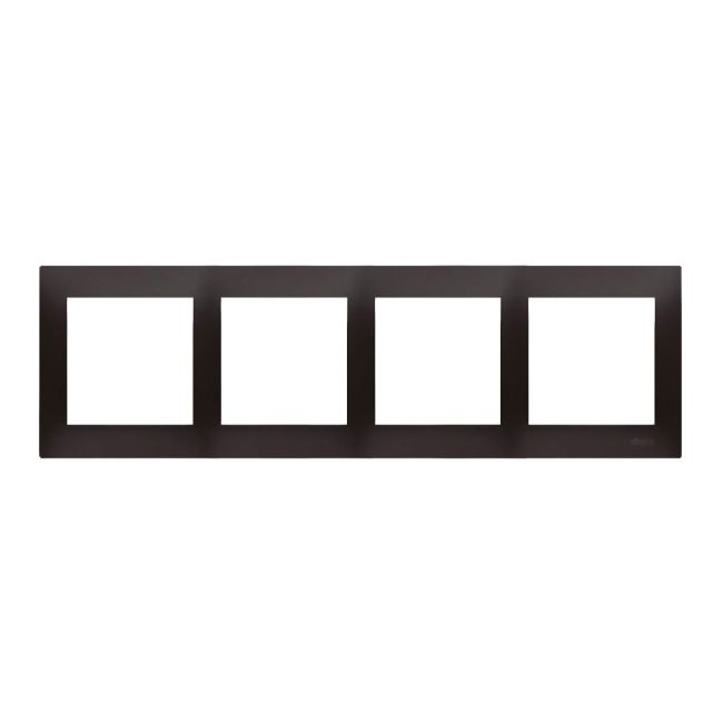 Ramka poczwórna Kontakt-Simon S54 antracyt