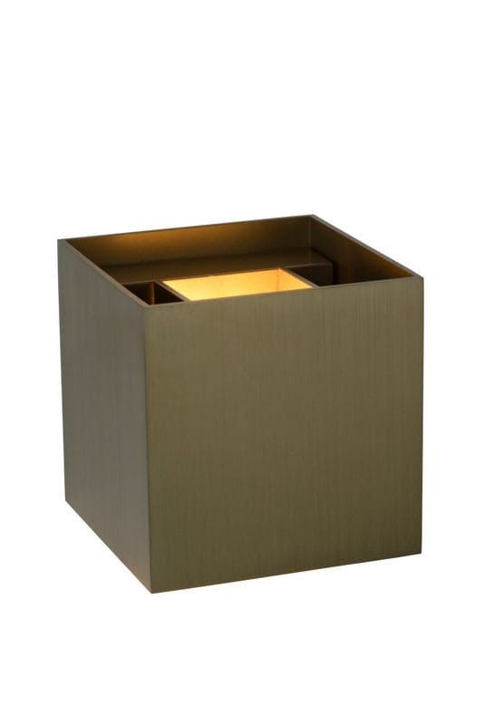 Kinkiet ścienny Lucide Xio brązowy 1 x G9 x 3.5W IP20 wym: 9,7 x 9,7 x 9,7 cm - 1 szt.